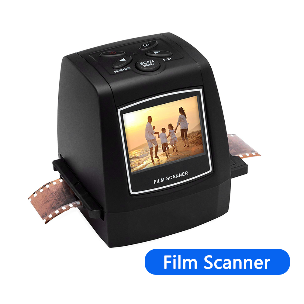 Mini 5MP 35Mm Negatieve Film Scanner Negatieve Dia Foto Film Converteert Usb Kabel Lcd Schuif 2.4 &quot;Tft Scherm digitale Foto Scanner