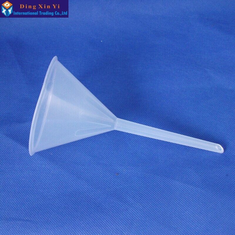2 st/lot 90mm plasttrattar små genomskinliga genomskinliga plasttrattar för kök / laboratorium / garage / bilvätskor