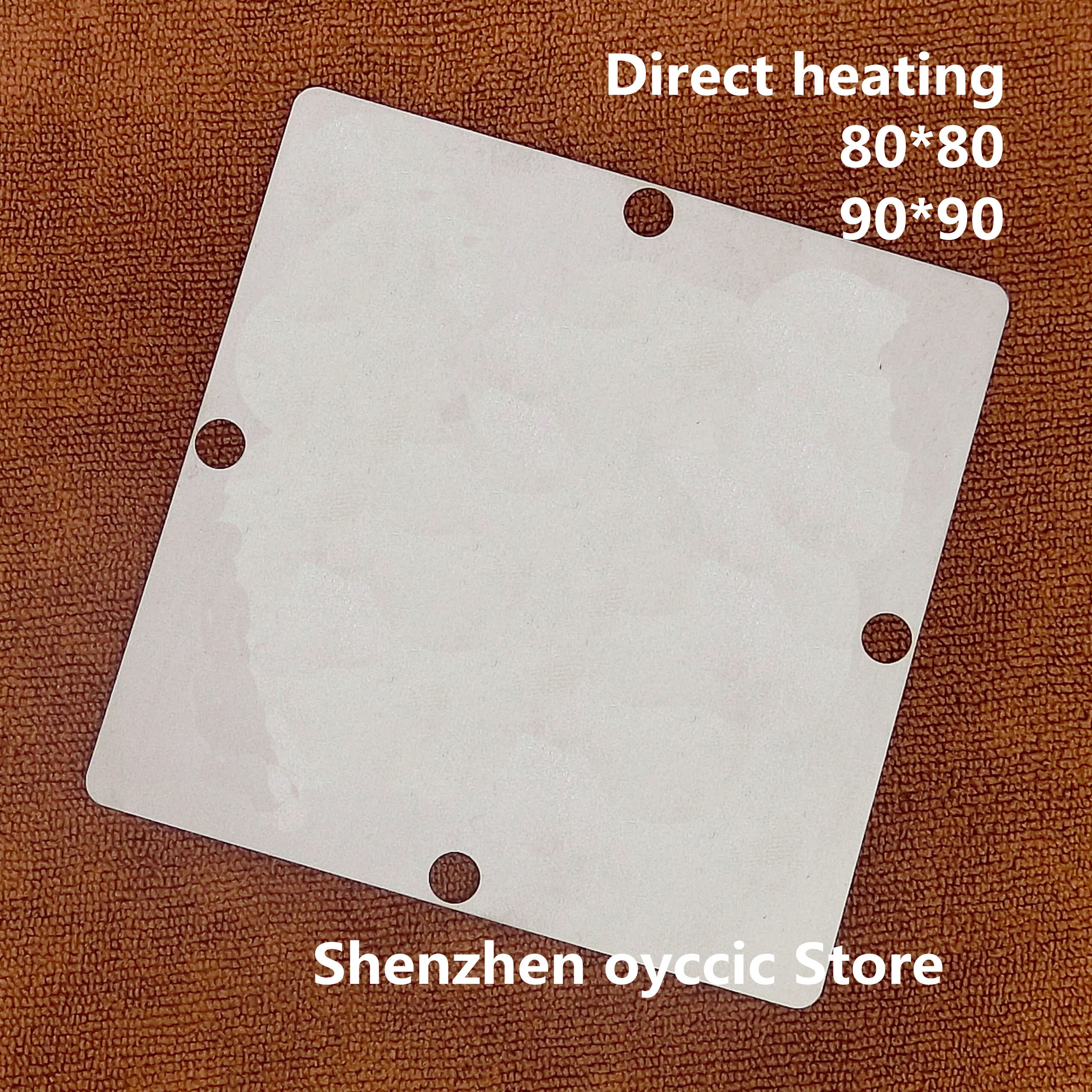 BGA Stencil Template - GA104 Series - 80x80mm & 90x90mm - Direct Heating - for Electronics Repair