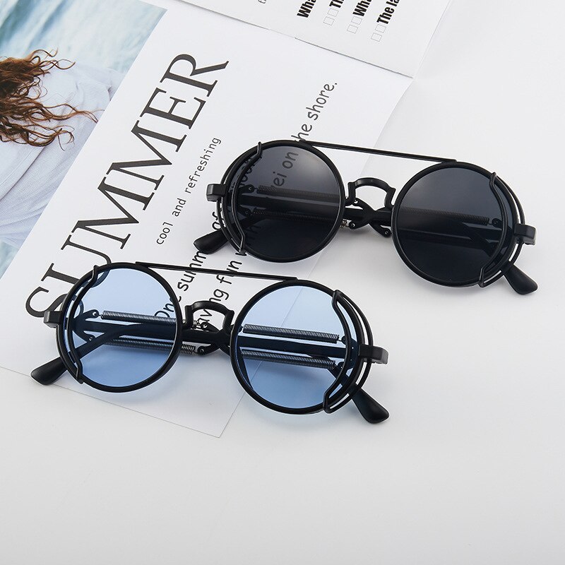 Color Mirror Lens Sunglasses Retro Vintage Polarized  display picture 1