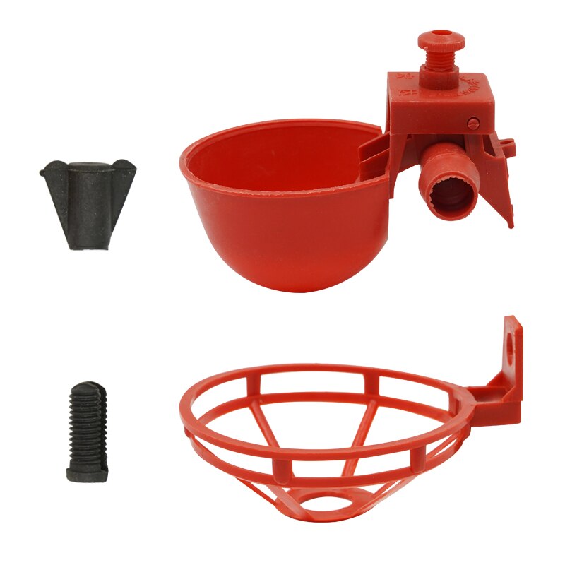 5pcs Chicken Drinker Drinking Cups for Chickens red Quail Chicken Waterer Bowl Automatic Poultry Coop Feeder water Drinking Cups