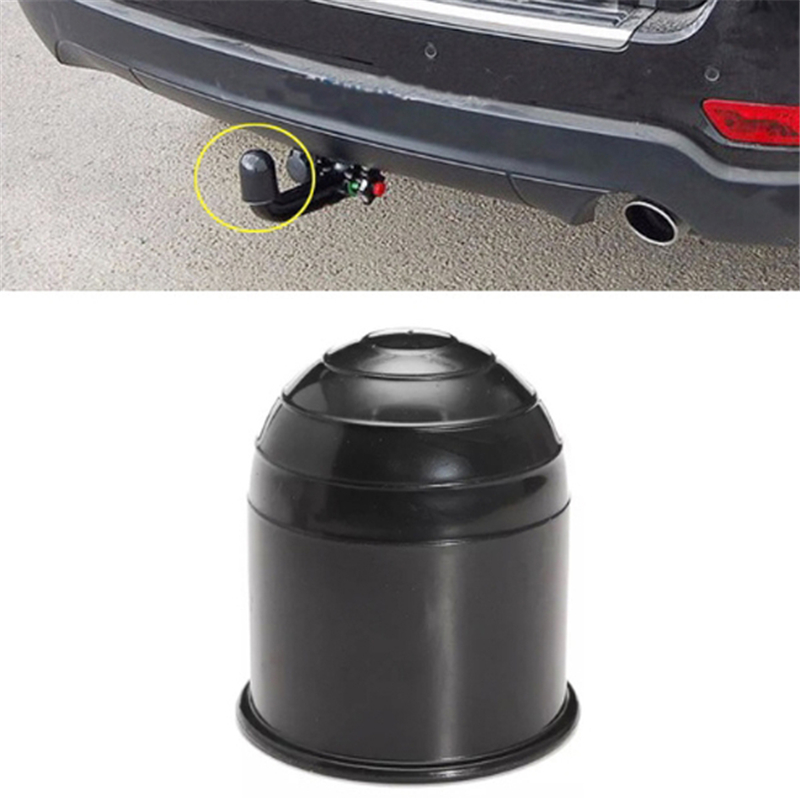 Accessori per rimorchio universali da 50 mm Copertura per palla per rimorchio nera Barra di traino Tappo di copertura a sfera Protezione per gancio di traino Car Styling
