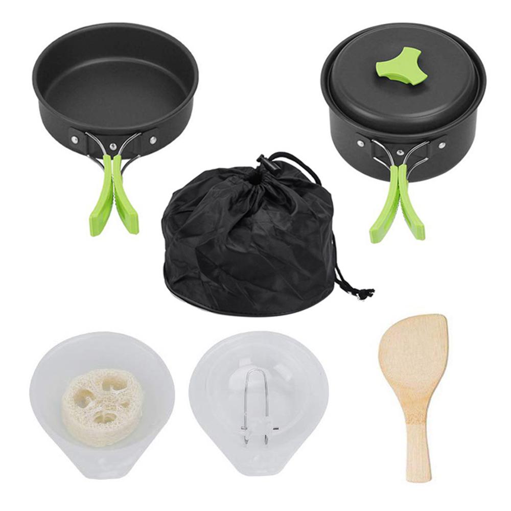 Leichte, Tragbare Kochen Ich bin Freien Bausatz Camping Kochgeschirr Chaos Bausatz Rucksack Getriebe Wandern Ich bin Freien Picknick Falten Cookset