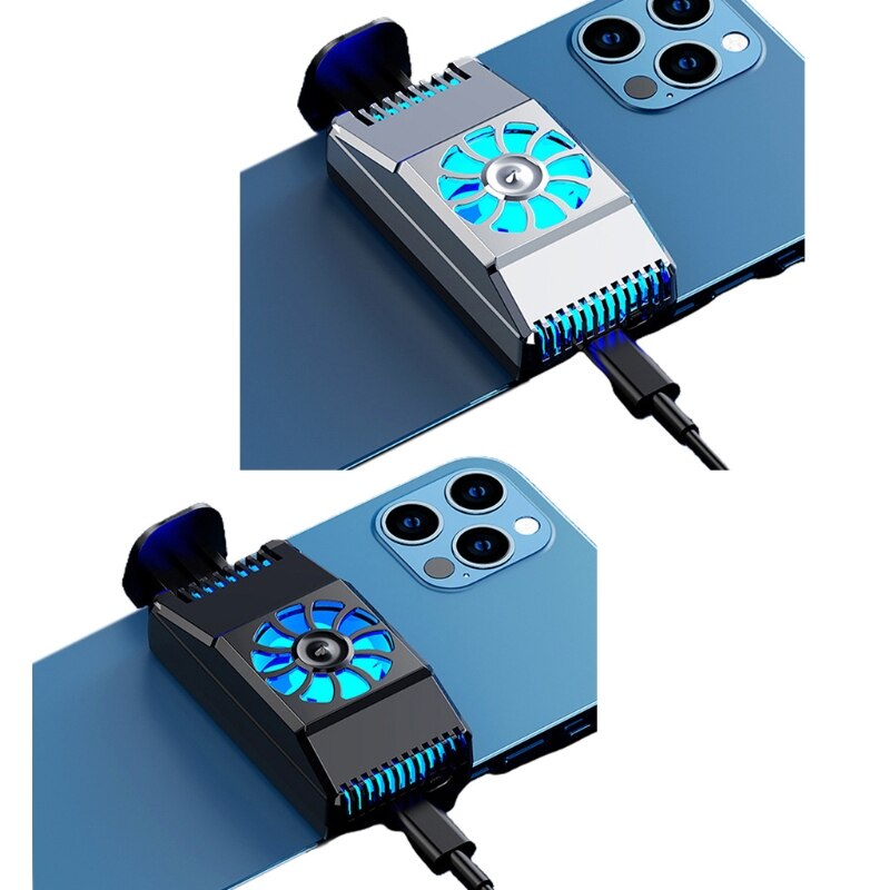 Cooler Portable Adjustable Game Phone Fan Cooler for Smart Phone Dissipate Heat G6DD