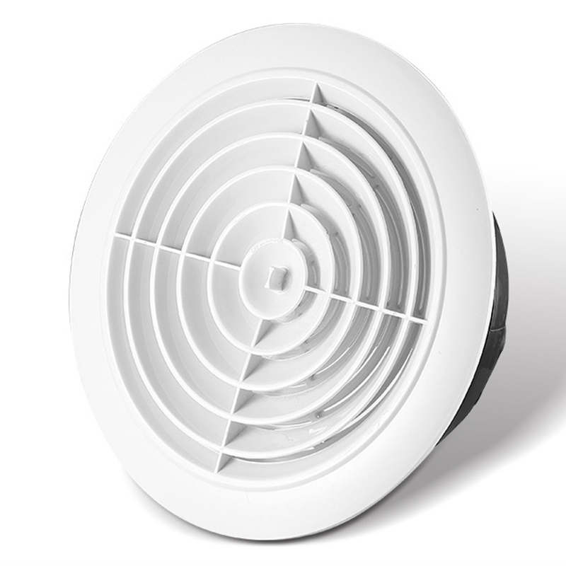 Couvercle de ventilation décoratif, grille de Ventilation ronde, sortie avec écran intégré pour mur, plafond, couvercle de ventilation, outil de cuisine: Orange