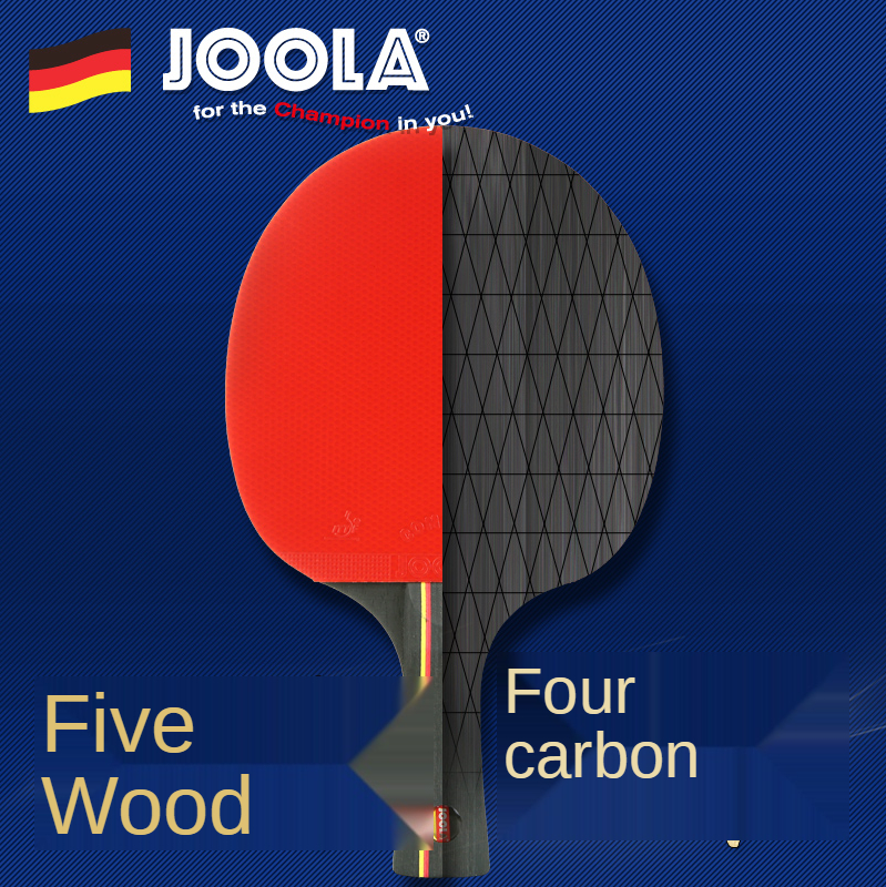 Joola Carbon 5 Star Tafeltennis Racket Voor Offensieve Rackets Sport Racket Ping Pong Raquete Puistjes In