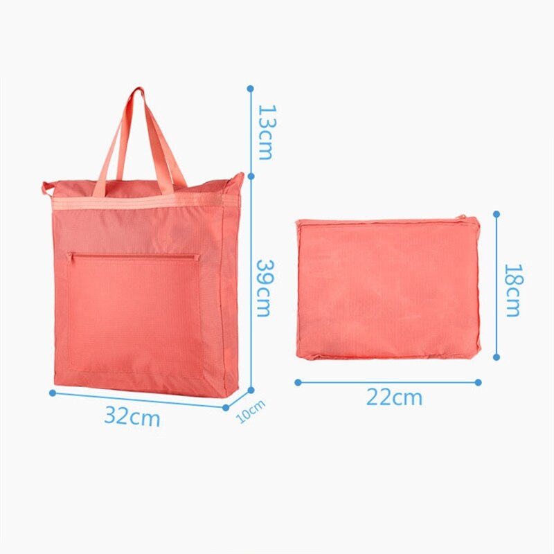 Shopping Bag Foldable Recycle Bag Portable Carrier Bag Eco Friendly Large Capacity Supermarket Shopper Waterproof Oxford Handbag