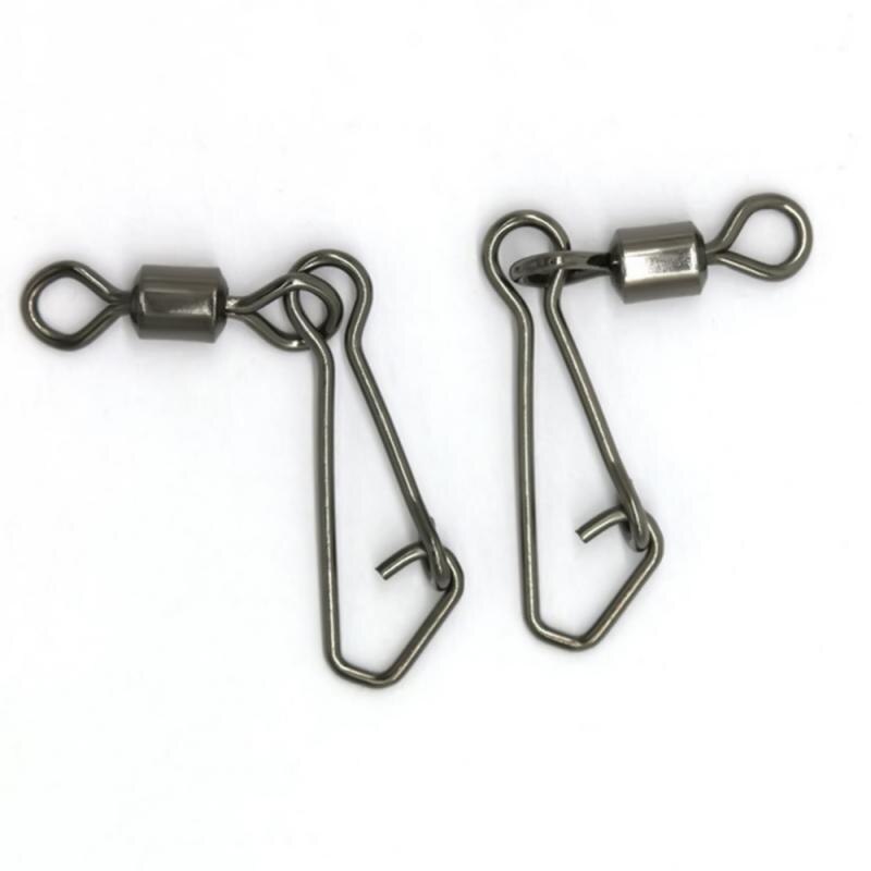 Fishing Snap Swivels Duo Lock Ball Bearing Swivel Stainless Steel Fast Snap Clip - View #8