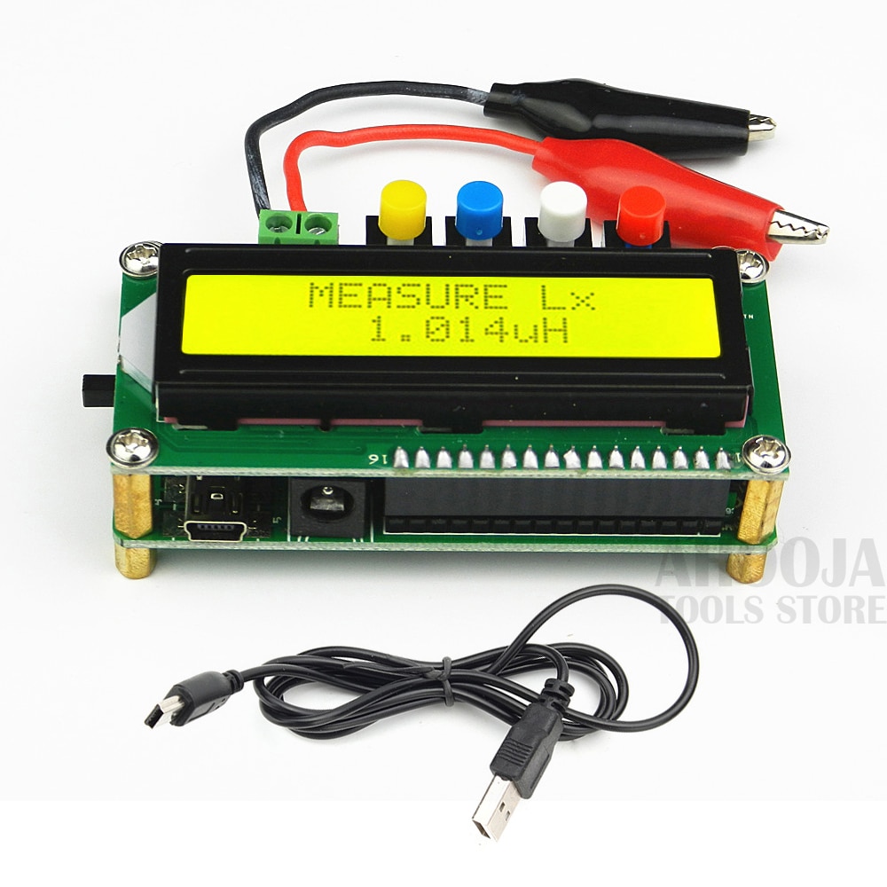 Multi-Function Digital LCD Capacitance Meter Inductance Table Measuring Instrument Frequency 1pF-100mF 1uH-100H LC100-A