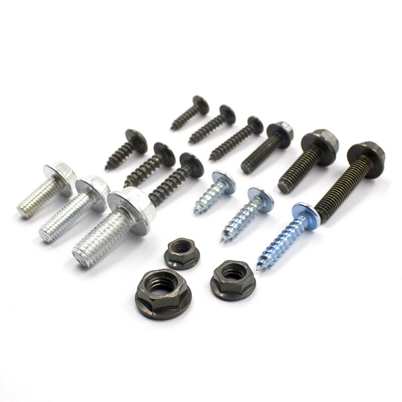 Mixed Car Self - tapping Screw Fast Wire Screw Metal Fastener Clip For All Auto Leaf Board Fender Bumper Rivets