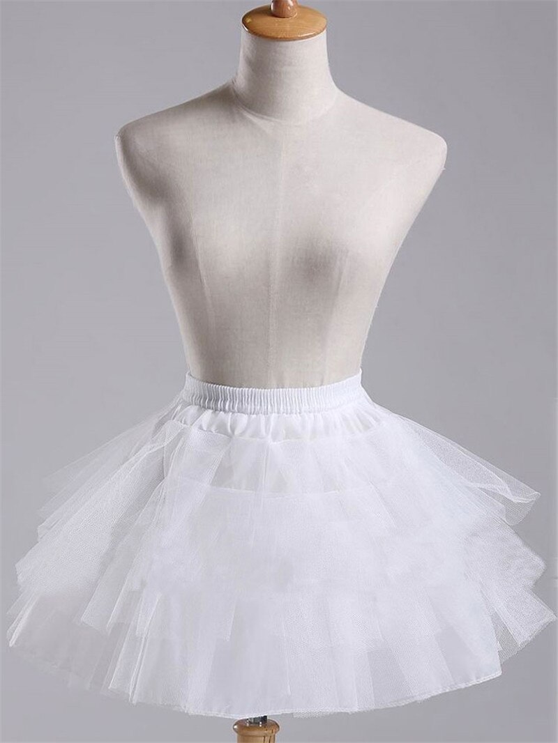 Lolita Petticoat White layered Short Boneless bustle Lolita Underskirt