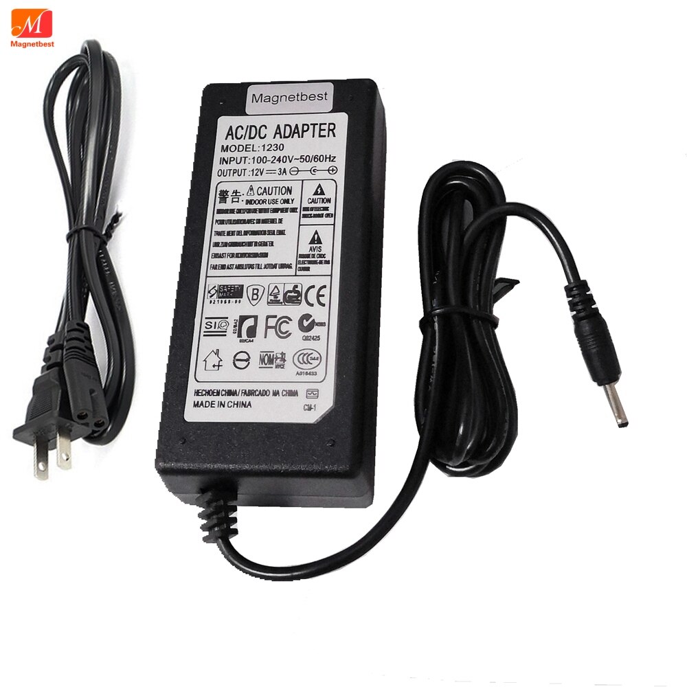 12V 3A AC DC Power Adapter Charger For Voyo VBook V3 pro ultrabook 12V 3A 36W With EU / US Power Cord