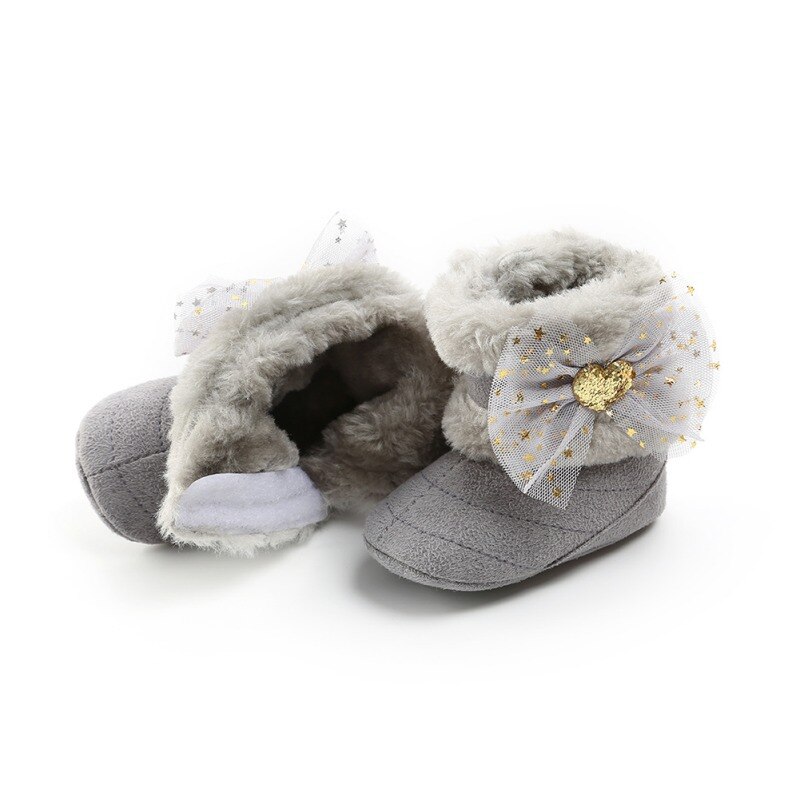 bambino Stivali Wnter Arco Più Velluto Caldo bambino Stivali Moda Stivali Morbidi per Bambini Della Ragazza w