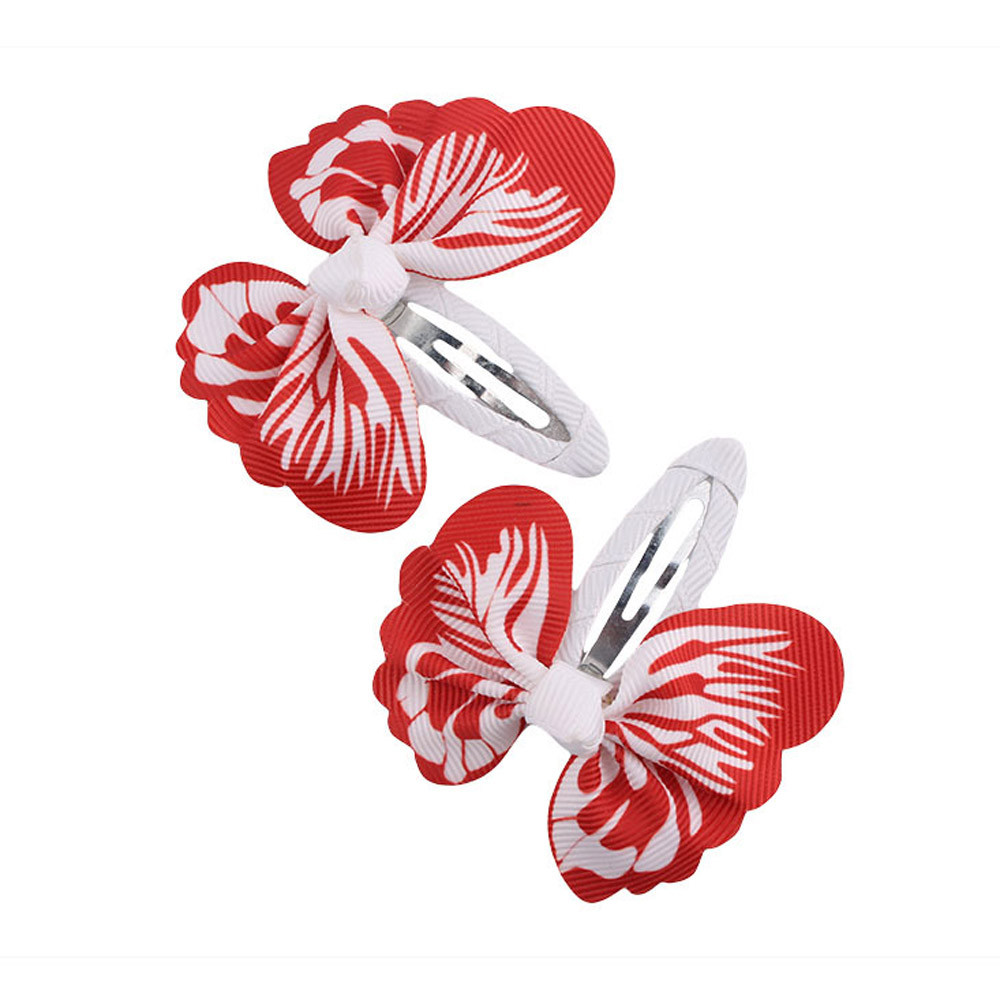 Baby hair accessories 1 Pair Baby Girls Accessories Bowknot Butterfly Hairpin Headdress baby girl clothes Accessories: G
