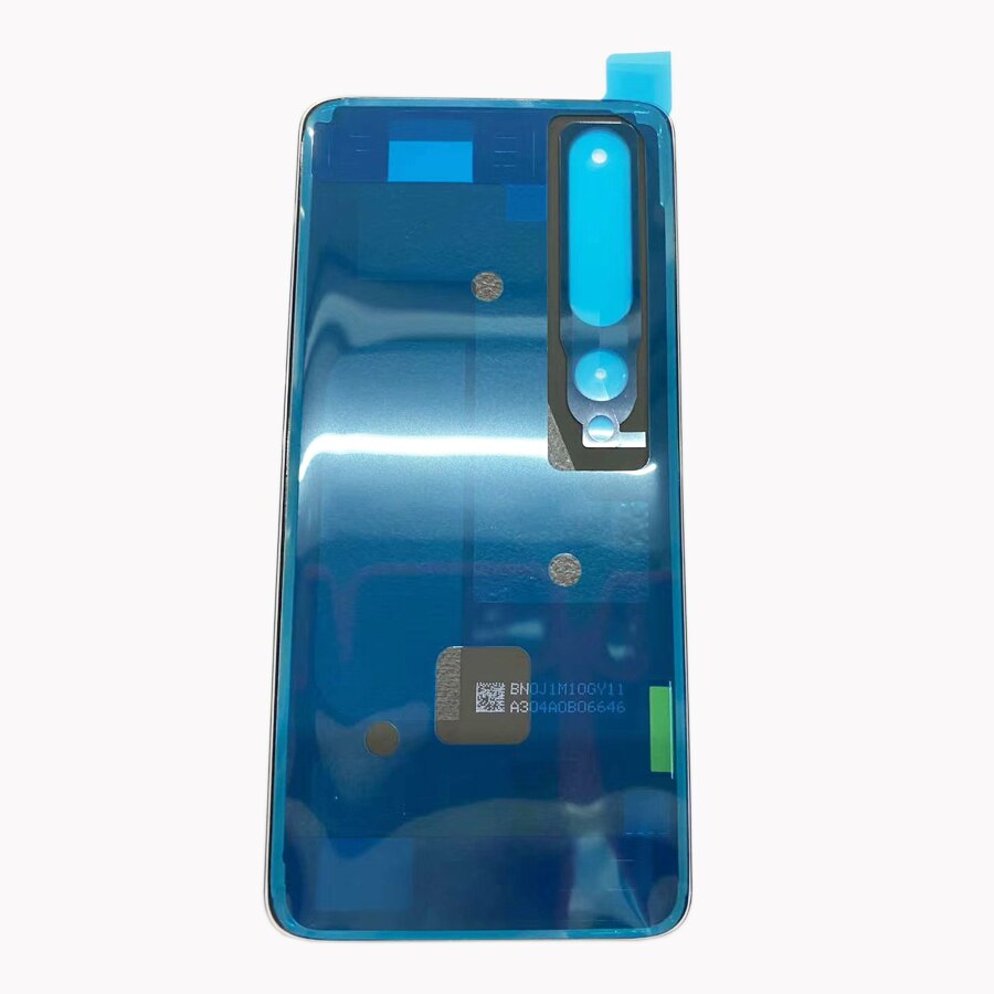 100% Original Glass Rear Housing For Xiaomi Mi 10 Pro / Mi 10 5G Battery Cover Back Door Replacement Back Housing Battery Case