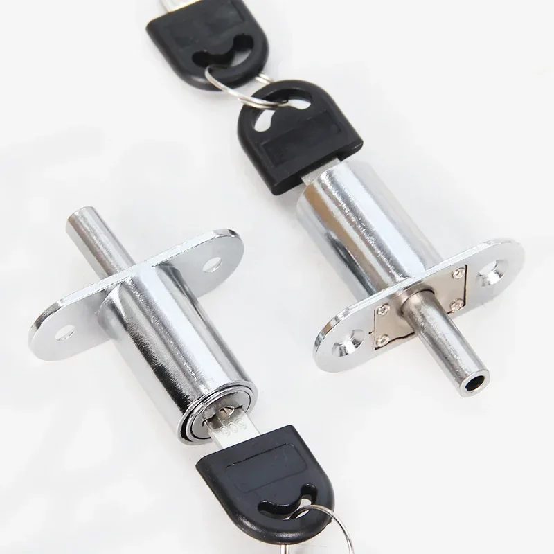 23/32mm Schuifdeur Raam Sloten met Sleutels Tong Deur Bolt Klink Kast Kledingkast Schuifdeur met sleutel Meubelbeslag