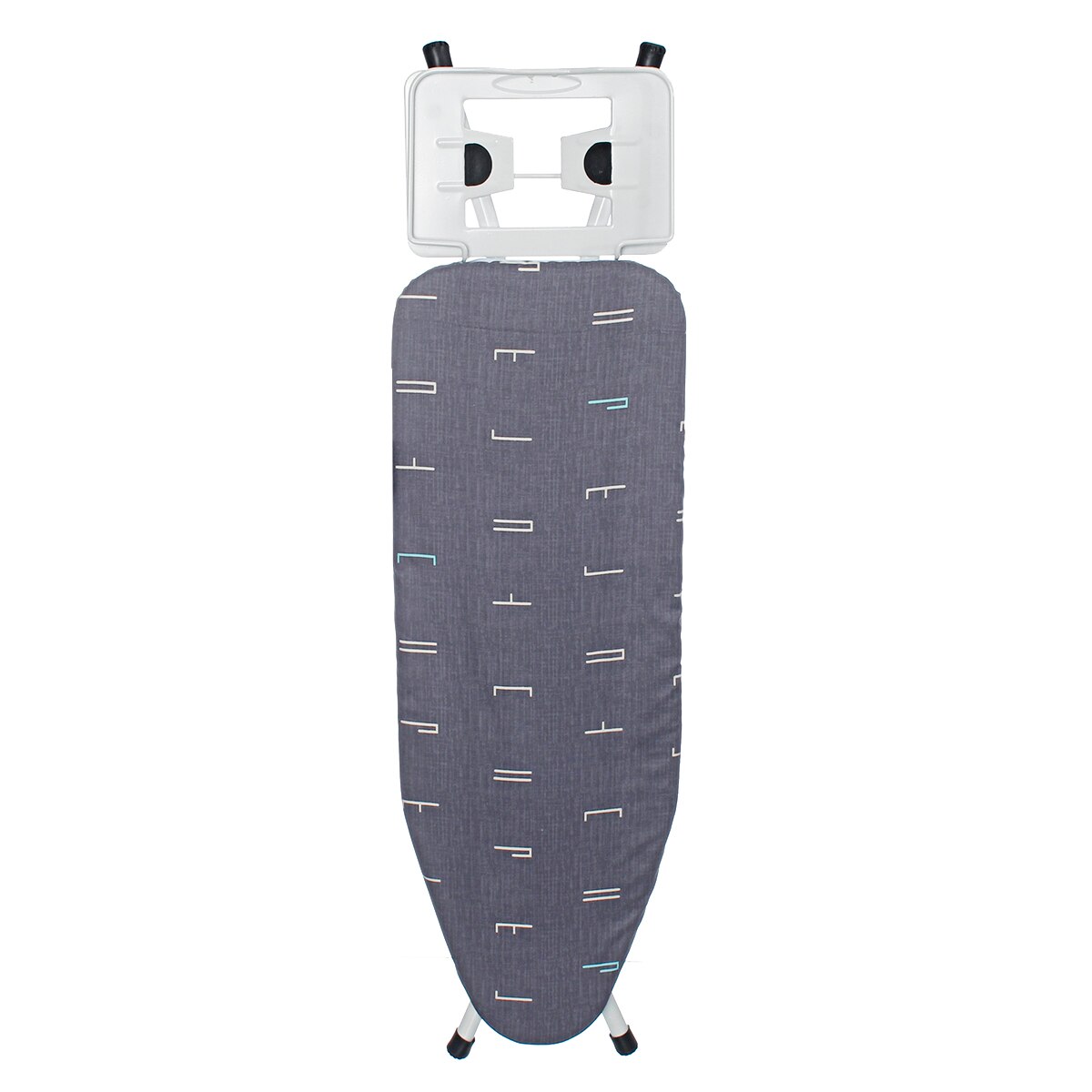 Adjustable Height Ironing Board Table Stand Portable Folding Space Saving Elasticated Household Ironing Board Heat Non-Slip: Dark Gray