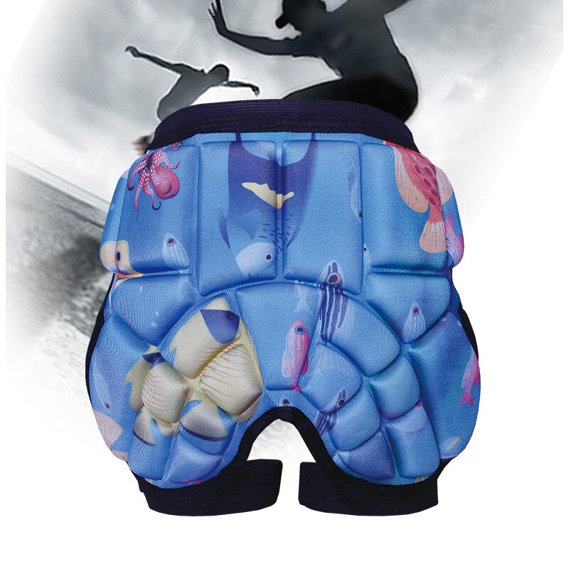 Barn höftskyddsskydd rullskridskoåkning skyddsshorts höftskydd snowboard skoter rumpskydd barn skridskoåkning tillbehör