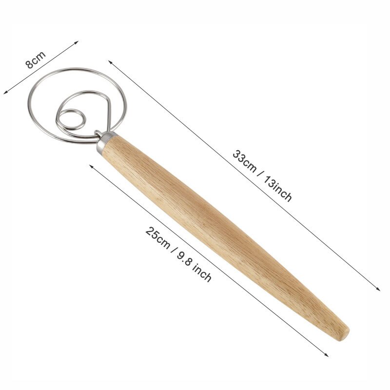 3Pcs Professionele Deense Deeg Garde Blender Fondant Schraper Cutter Brood Arc Gebogen Brood Mes Bakken Tools Set