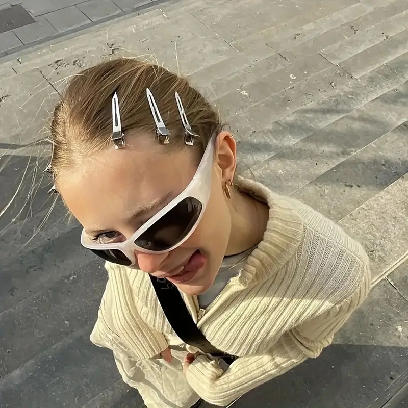 20-50pc stk. fast hårspenne i metall, sølvfarget, sømløs hårnål til dame, 4.5cm stk. stilige, myke hårklemmer, gjør-det-selv-frisørverktøy