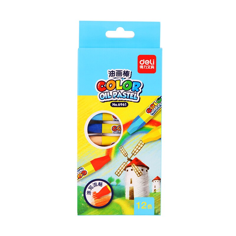 12 Kleuren Wax Krijt Olie Pastel Pen Tekening Schilderen Graffiti Voor Kinderen Kids School Kantoor Kunst Levert
