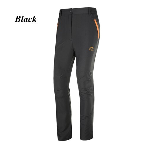 Spring Outdoor Pants for Men Camping Hiking Sport Trousers Climbing Trekking Hombre Water-Resistant Quick Dry Pantalones: Black / XXL