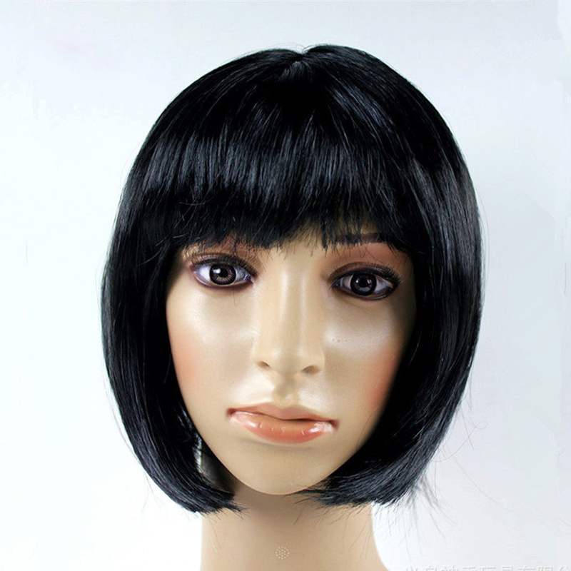 Peluca Bob para mujeres bonitas, pelucas Bob cortas, Natural, Cosplay de Halloween, pelucas de Anime, peluca sintética de colores bonitos para diaria de Navidad: Verde