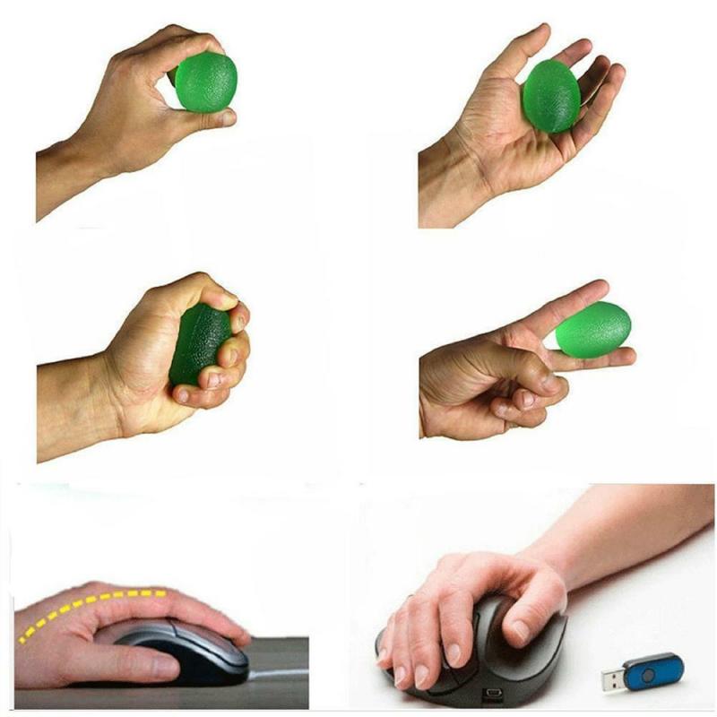 Silikon håndgripende ball håndgrep treningsball håndledd finger underarm trening stressball bærbart treningsutstyr