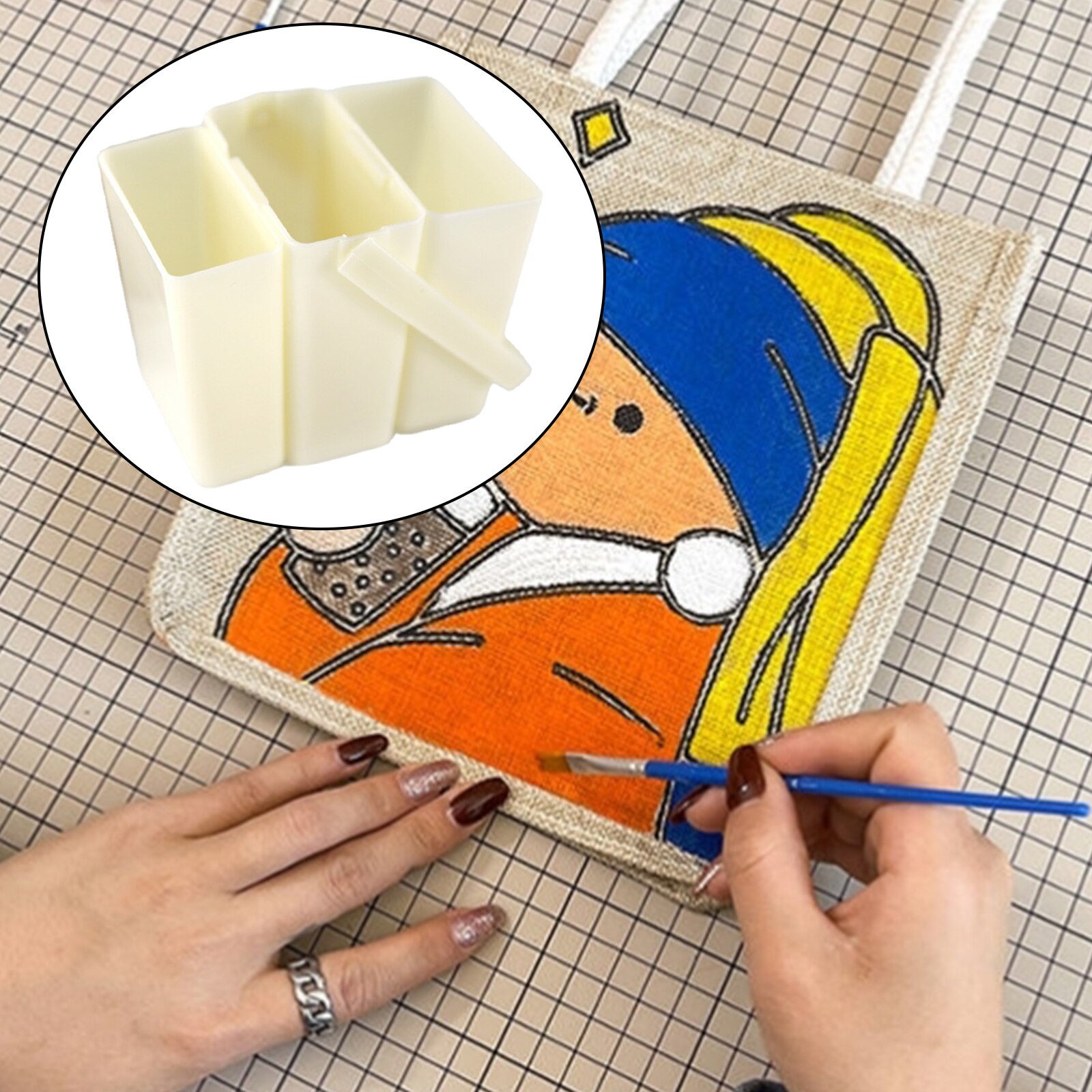 Detachable Paint Brush Washer Cleaner Artist Paint Tool Art Supply Clean Oil