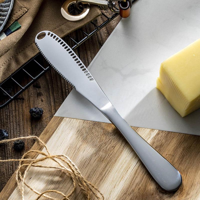 Multifunctional Stainless Steel Butter Cream Knife Cheese Jam Applicator Kitchen Toast Bread Special Tableware Accessories