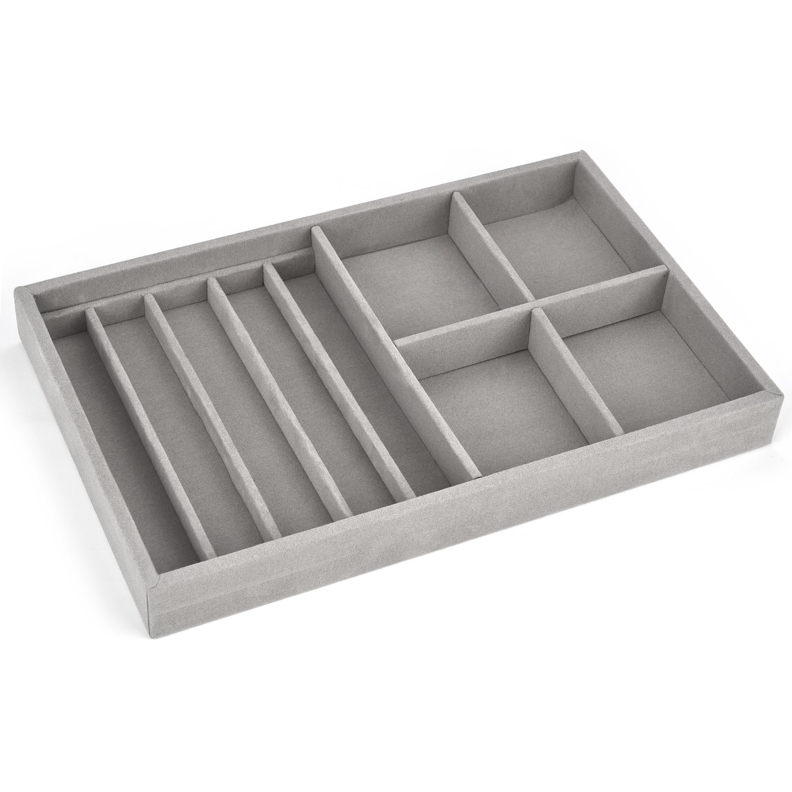 Velvet Jewelry Box Display Tray Drawer Storage Jewellery Holder For Ring Earrings Necklace Bracelet Soft Velvet Organizer Case: PURPLE