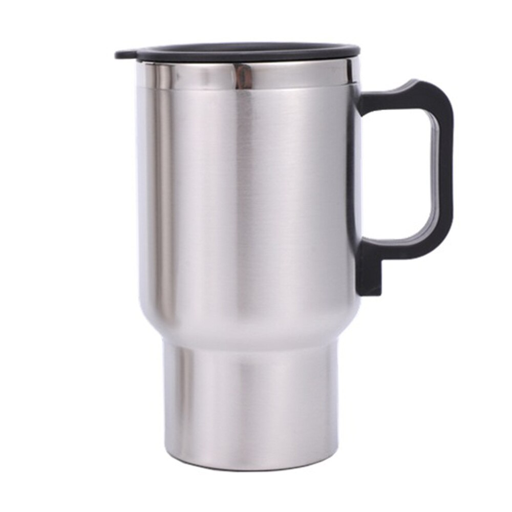 500Ml 12V Rvs Auto Verwarming Cup Waterkoker Reizen Koffie Mok Met Aansteker Kabel Auto Water Houden warmer Waterkoker: Default Title