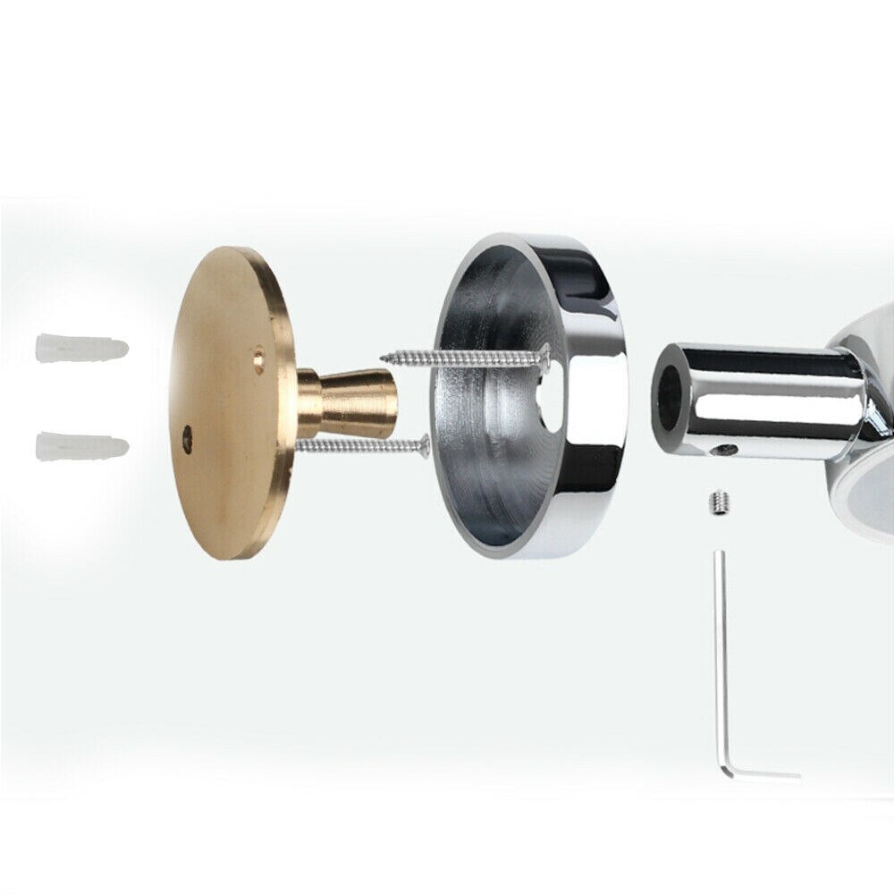 200ml Liquid Soap Dispensers Chrome Color Soap Dispenser Wall Mounted With Frosted Glass Container Bottle Bathroom Products