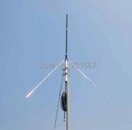 1/4 Golf Gp Antenne 5 Frequentie Punt Aluminium Antenne Fm-zender Antenne Geen Kabel 1/4 Golf