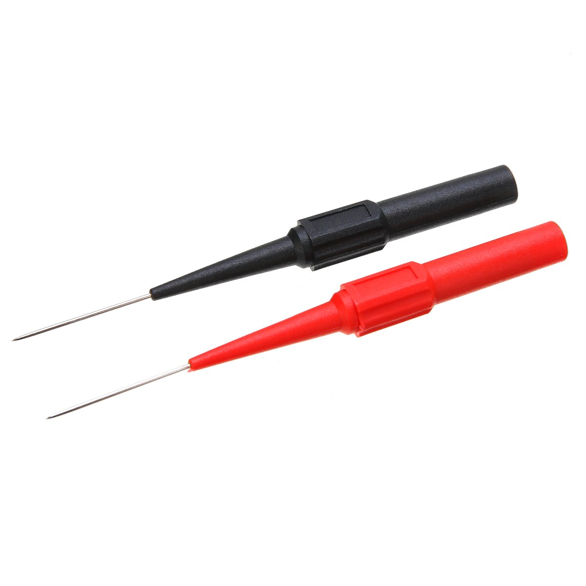2pcs/set Test Probes Insulation Needle Non-destructive Multimeter Test Probes Stainless Steel Test Needle for Banana Plug