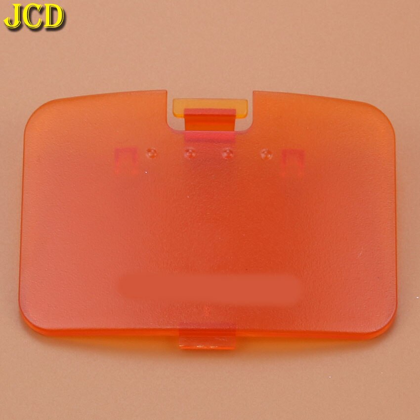 JCD 1 pcs Memory Uitbreiding Deur Cover Voor N64 Deur Case Jumper Pak Deksel Geheugen Uitbreiding Pak Voor Nintend 64: Transparent Orange