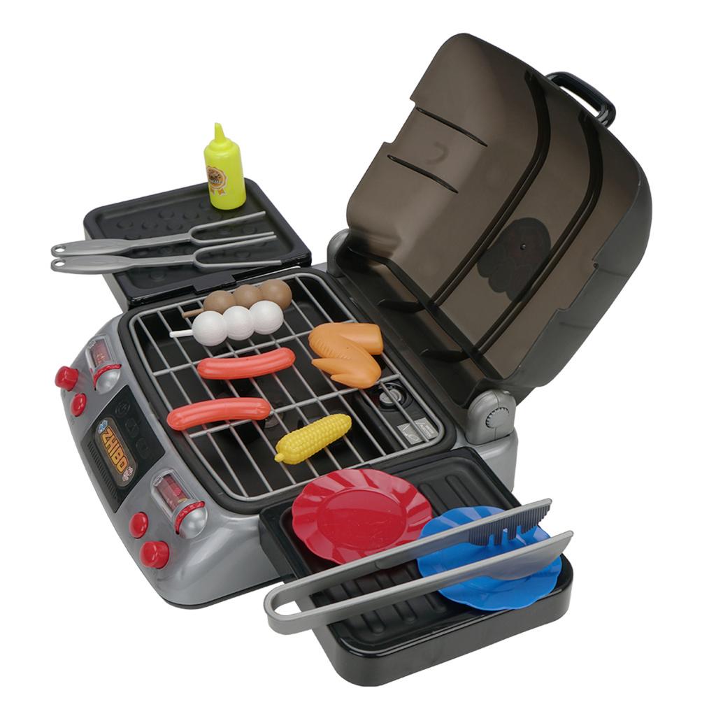 Enfant enfant Simulation Mini Barbecue électrique gril Gadget nourriture jouet