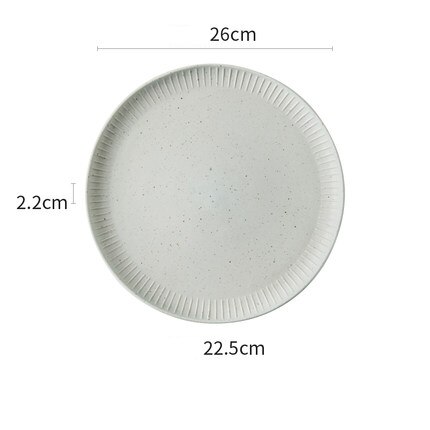 ANTOWALL piatti bianchi punto ristorante piatto da dolce in ceramica stoviglie per la casa ciotola di riso piatti tutto'ingrosso: Plate M