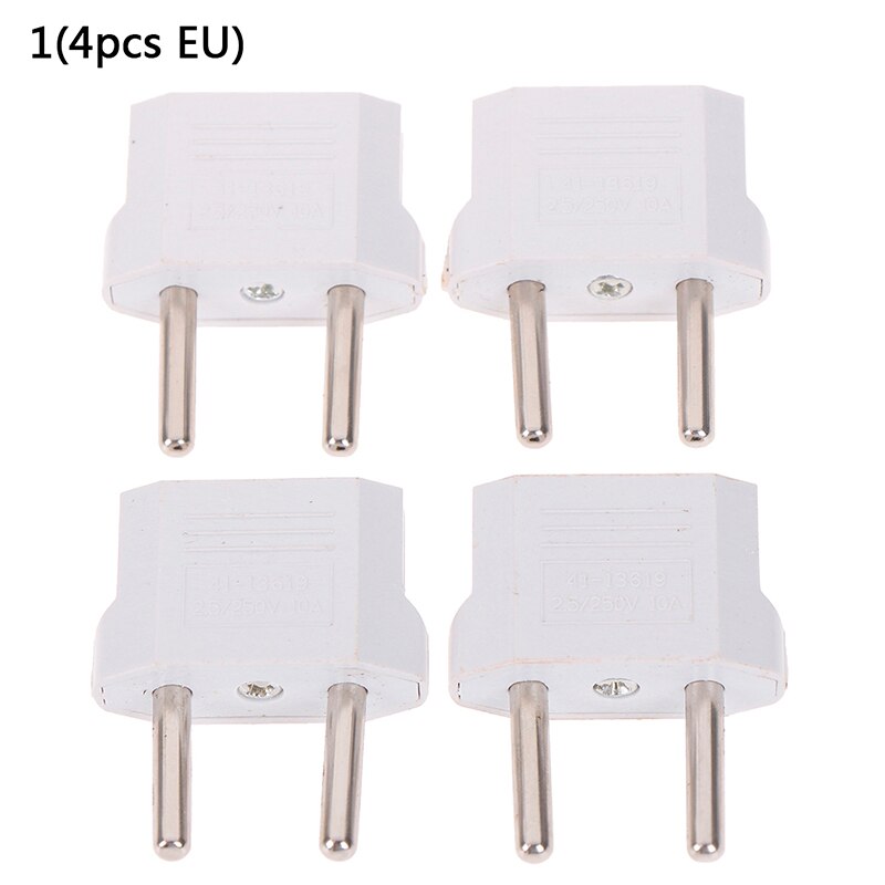 European plug US plug European standard rounded flat power plug Plug adapter Socket conversion plug: A1