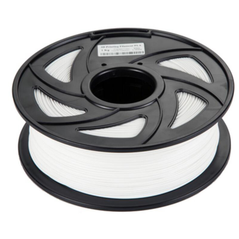 Filament pour imprimante 3D CTC 1.75 1KG PLA | de supérieure, ABS bois TPU PetG PP PC matériaux de Filament en plastique pour RepRap: White