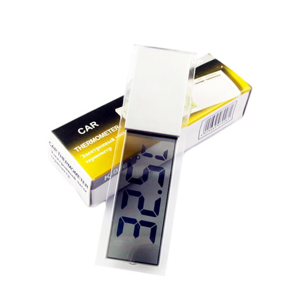 Auto Digitale Thermometer/Klok Auto Window Thermometer Celsius Fahrenheit Auto Digitale Klok Auto Accessoires Auto Styling