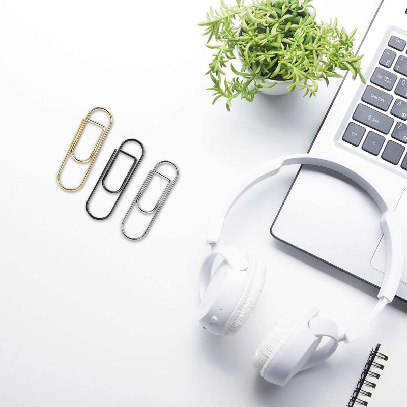 27Pcs Pen Holder Clip Metal Pen Clip Paper Clip for Notebook Journals Travel Office Paper Clipboard School Stationery