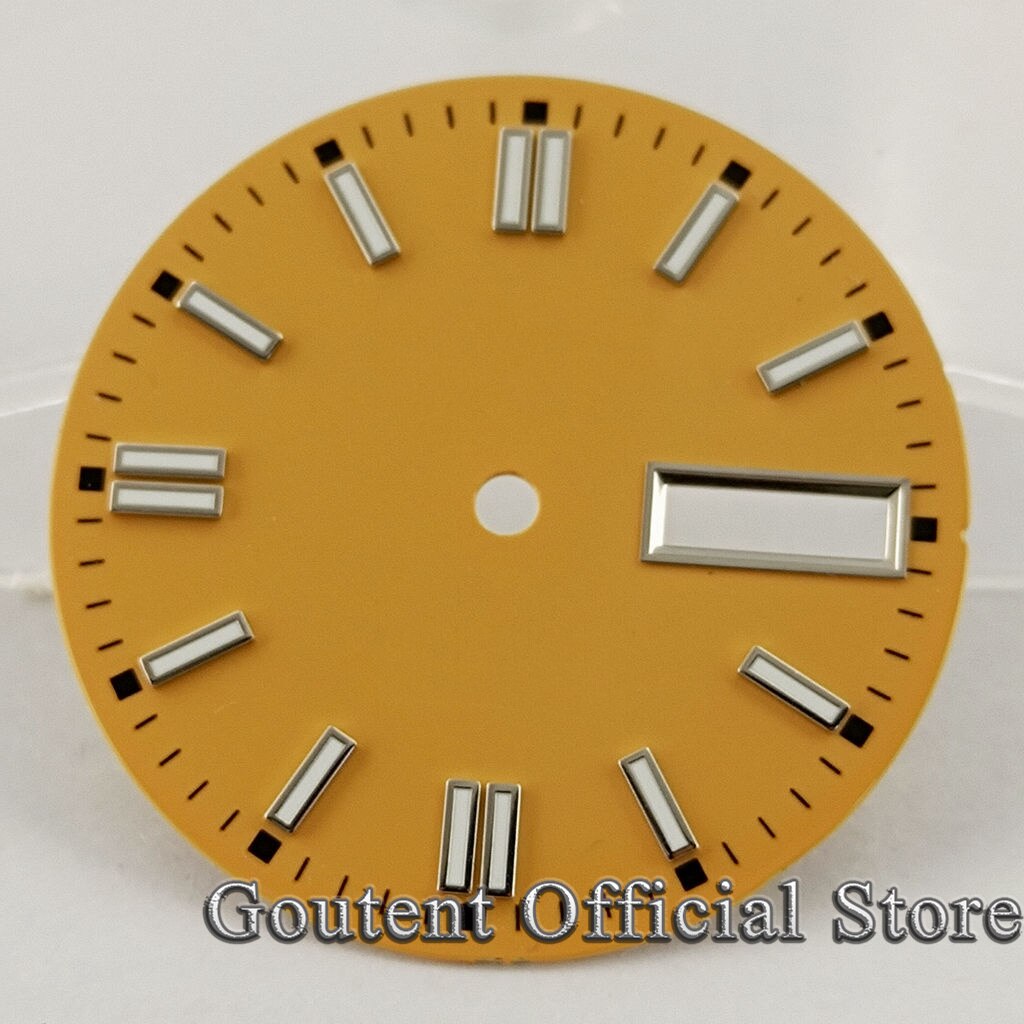 7 Soorten 29Mm Steriele Groen/Geel/Rood Horloge Wijzerplaat Voor Heren Horloge Groene Lichtgevende Fit Voor NH36 NH36A Beweging