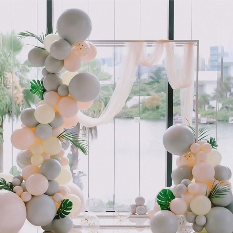 5 " 10 " 12 " 18 " 5-30 stuks grijze ballonnen matte grijze macaron ballon huwelijksdecoraties verjaardagsfeestbenodigdheden bollen heliumballon