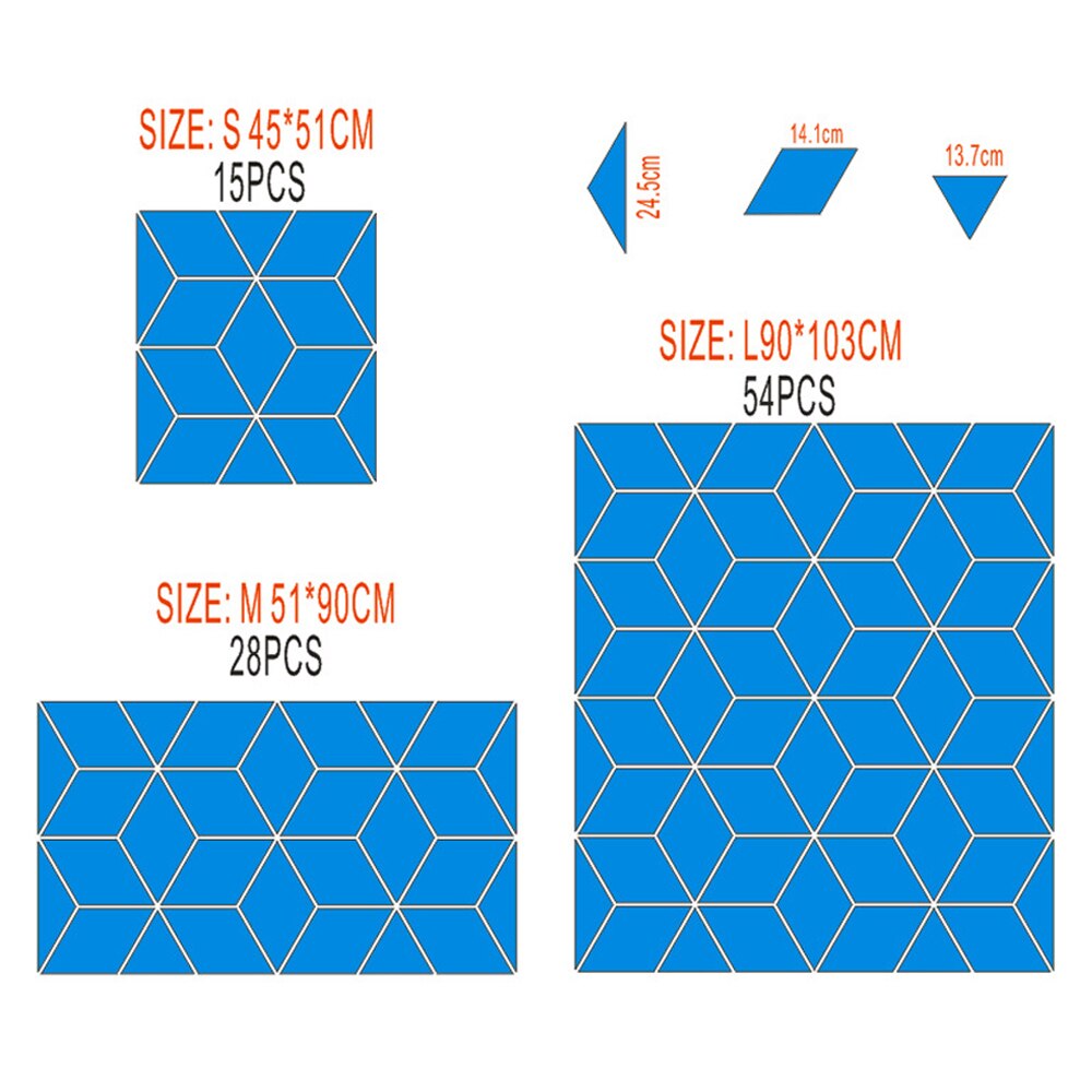 Espejo Adhesivo de pared con diamantes 3D, rombos acrílicos, autoadhesivo, hojas de espejo extraíbles, calcomanías de pared, Fondo de mosaico, decoración del hogar
