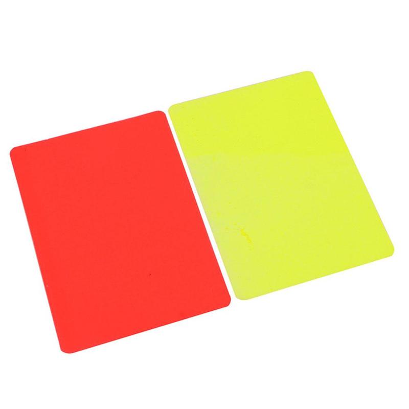 Permanent professional football football referee red yellow cards football game training referee pvc equipment for football game accesso  y9 n 8: Default Title