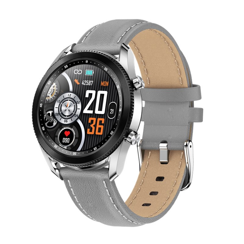 Inteligentny zegarek mężczyźni TK88 obrotowy ekran Bezel Bluetooth muzyka prognoza pogody ciśnienie krwi SPO2 Smartwatch dla androida iPhone: D