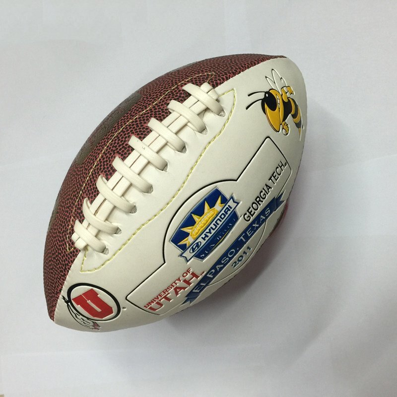 Größe 3 Amerikanischen Leder FußBall FußBall Jugend Art Professionelle Ausbildung Ball Ich bin Freien: Weiß