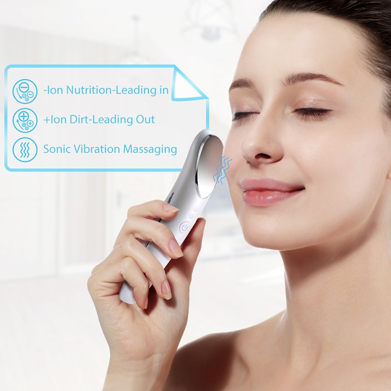 TOUCHBeauty-masajeador Facial con vibración Sónica, dispositivo de cuidado de la piel sin arrugas, limpiador hidratante profundo, para la piel del rostro, TB-1666