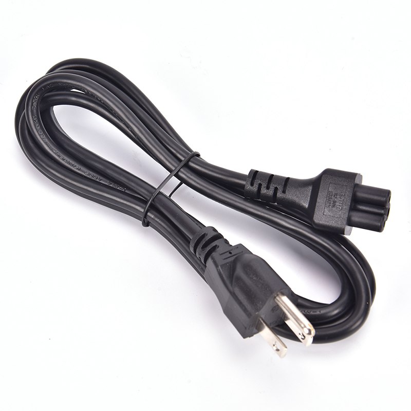 3 Prong Computer AC Adapter Lead 3 Pin Power Cords Cable Power Adapter Extension Cords Cable USA US Plug